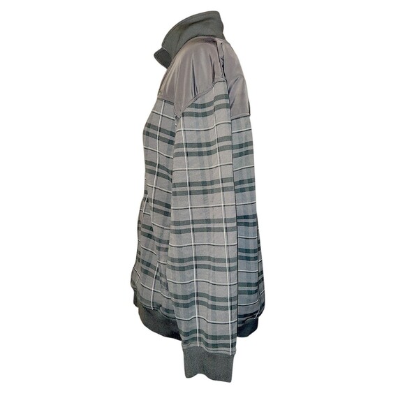 Men's Ecko Unltd Full-Zip Lightweight Jacket Size XL Green Plaid Pockets Blend - Picture 4 of 7